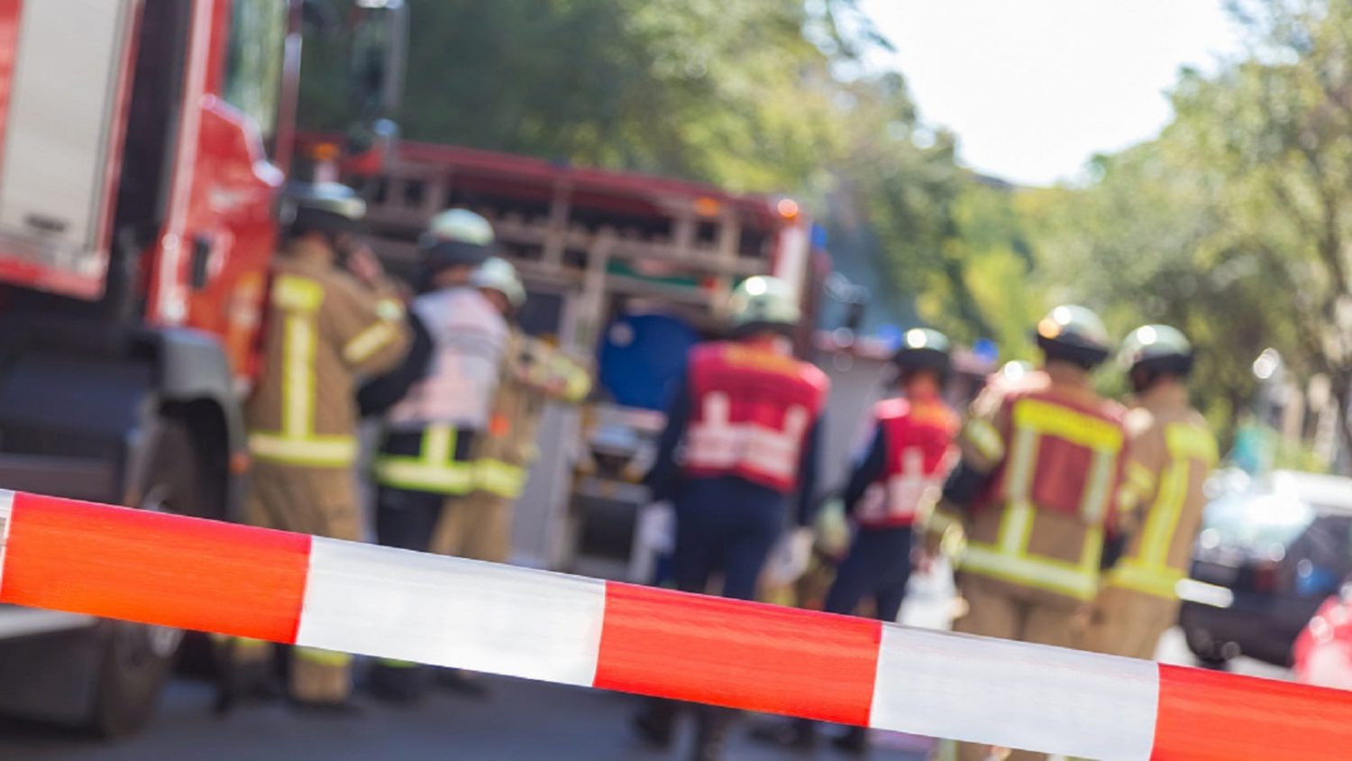 First Responders At Accident Scene