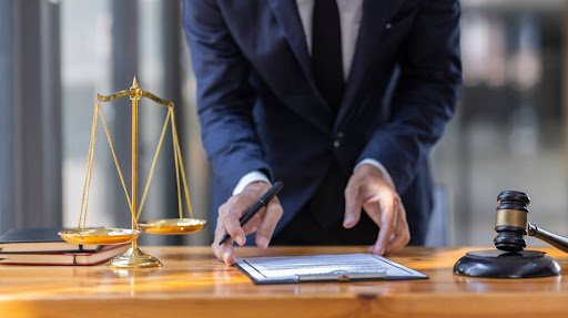 A Chattanooga injury attorney organizes the information for a client with a valid personal injury claim.